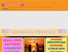 Tablet Screenshot of botanicayerberia.com